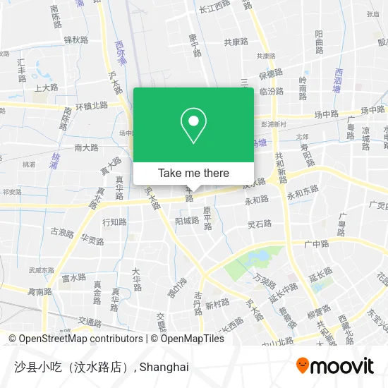 沙县小吃（汶水路店） map