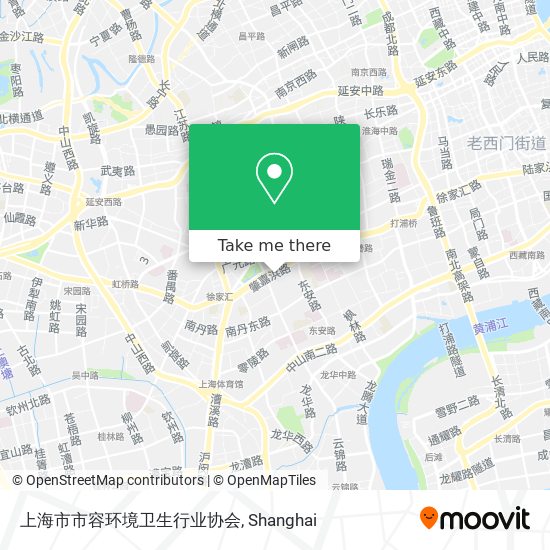 上海市市容环境卫生行业协会 map