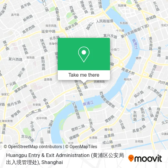 Huangpu Entry & Exit Administration (黄浦区公安局出入境管理处) map