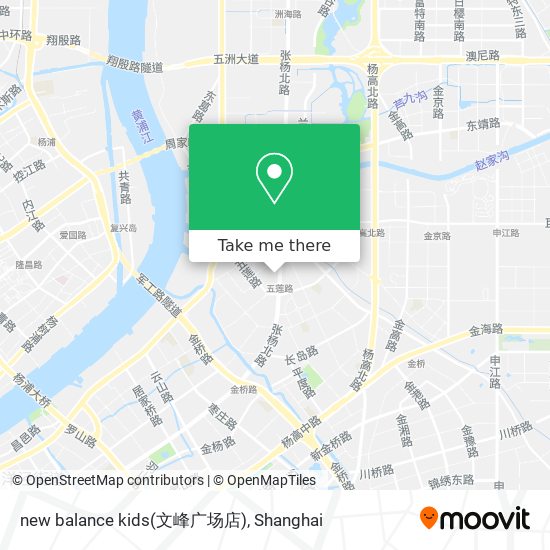 new balance kids(文峰广场店) map