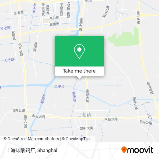 上海碳酸钙厂 map