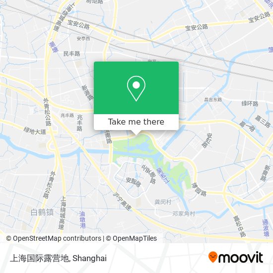 上海国际露营地 map