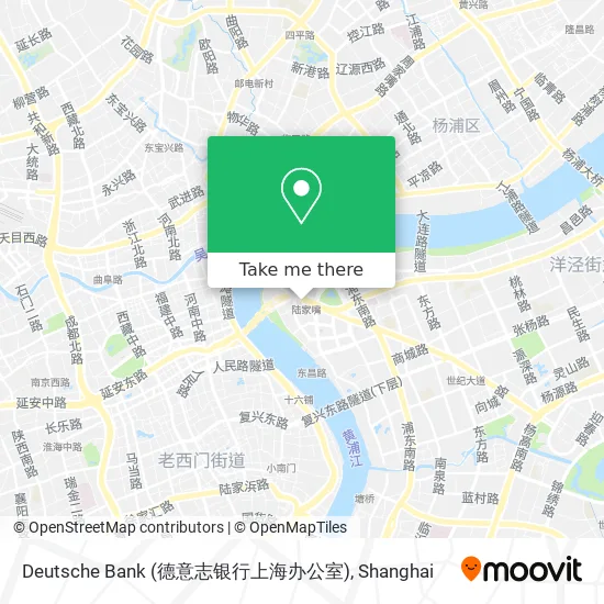Deutsche Bank (德意志银行上海办公室) map