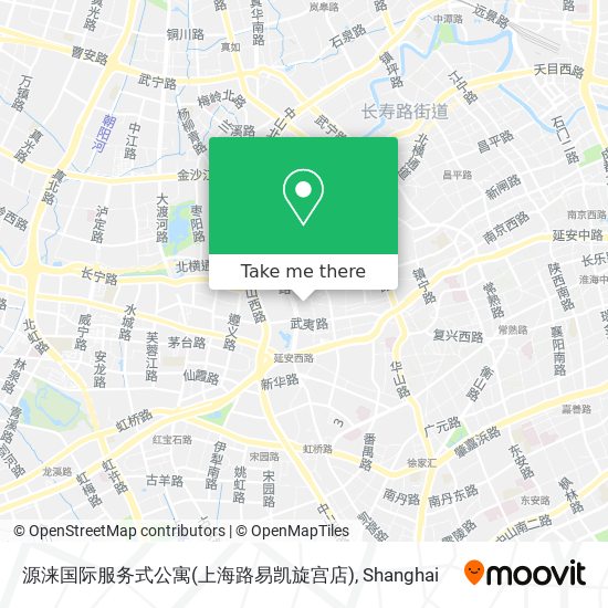 源涞国际服务式公寓(上海路易凯旋宫店) map