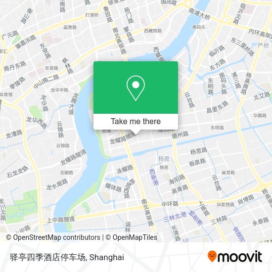 驿亭四季酒店停车场 map