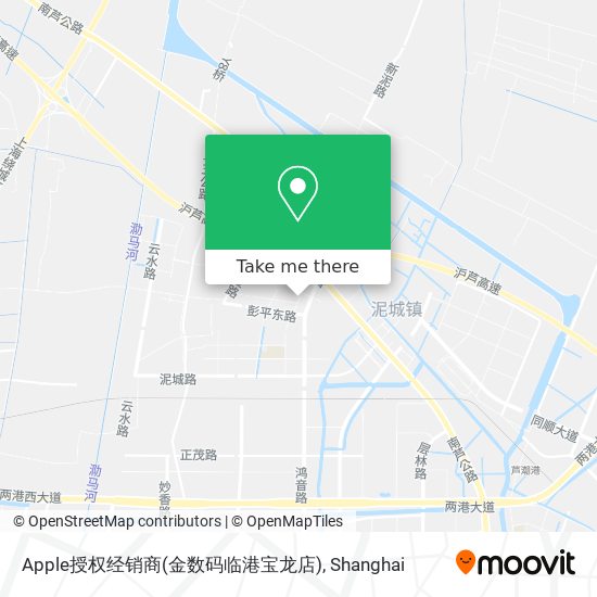 Apple授权经销商(金数码临港宝龙店) map