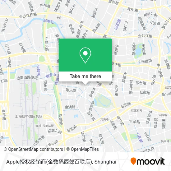 Apple授权经销商(金数码西郊百联店) map