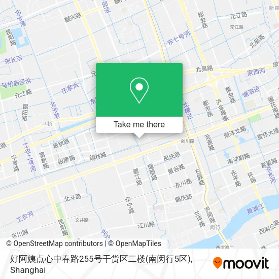 好阿姨点心中春路255号干货区二楼(南闵行5区) map