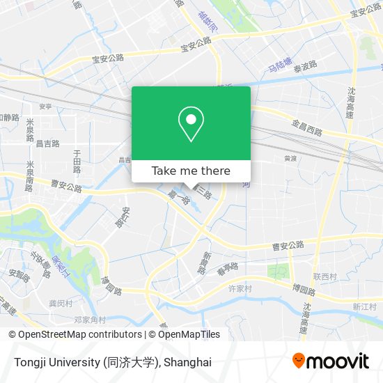 Tongji University (同济大学) map