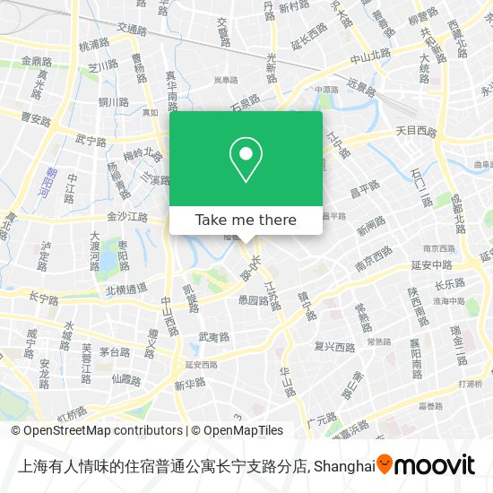 上海有人情味的住宿普通公寓长宁支路分店 map