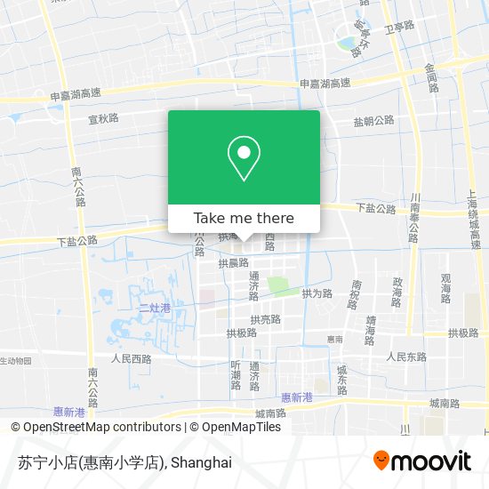 苏宁小店(惠南小学店) map