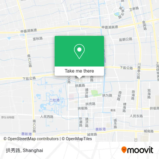 拱秀路 map