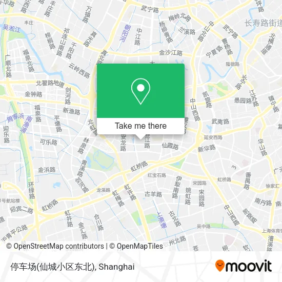 停车场(仙城小区东北) map