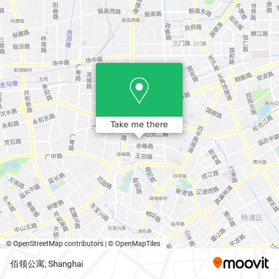 佰领公寓 map