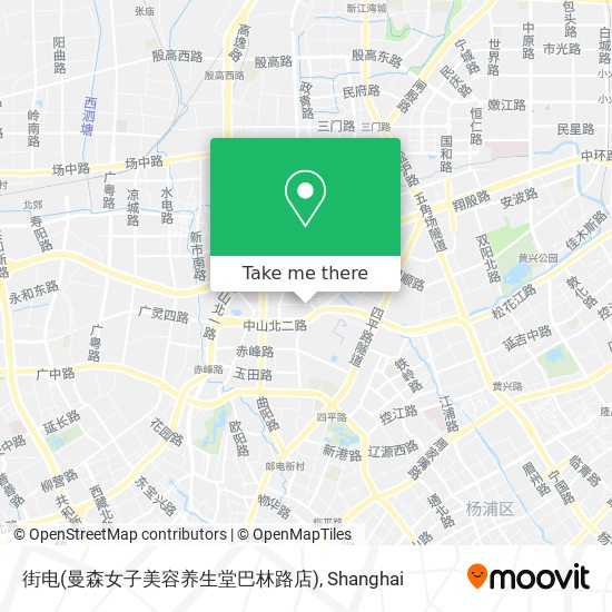 街电(曼森女子美容养生堂巴林路店) map