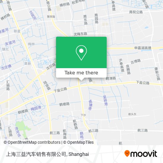 上海三益汽车销售有限公司 map