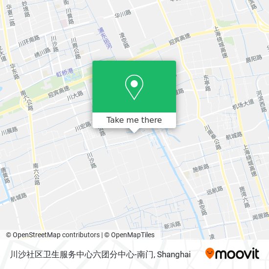 川沙社区卫生服务中心六团分中心-南门 map