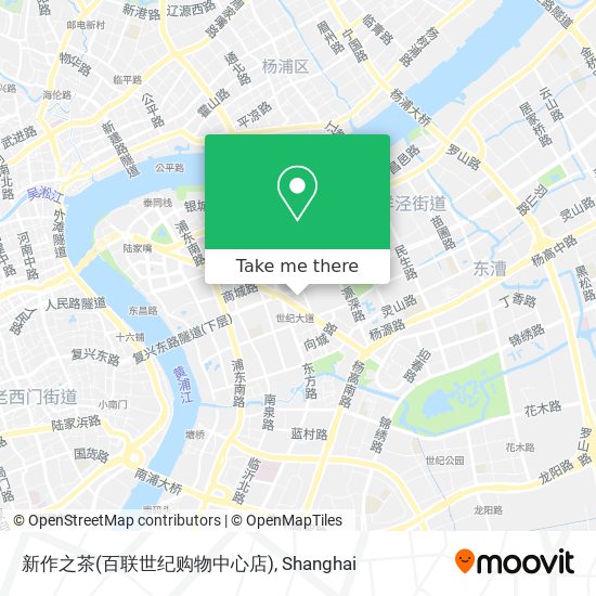新作之茶(百联世纪购物中心店) map