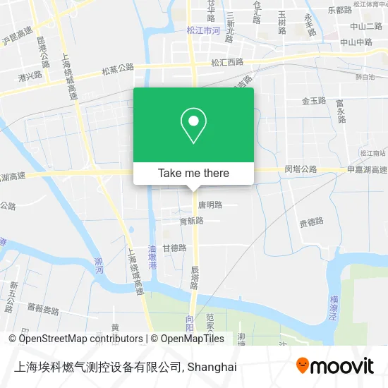 上海埃科燃气测控设备有限公司 map