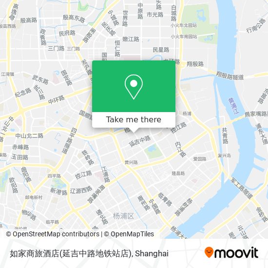 如家商旅酒店(延吉中路地铁站店) map