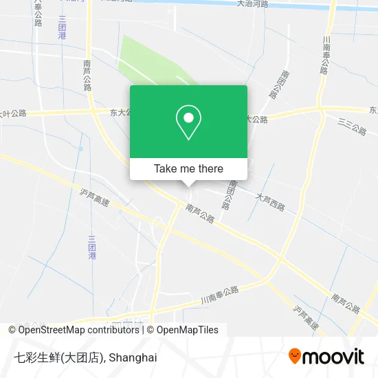 七彩生鲜(大团店) map