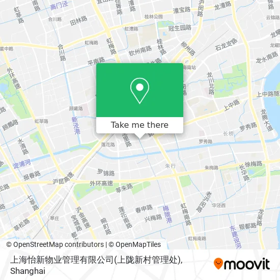 上海怡新物业管理有限公司(上陇新村管理处) map