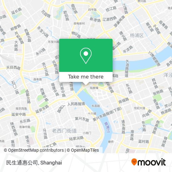 民生通惠公司 map