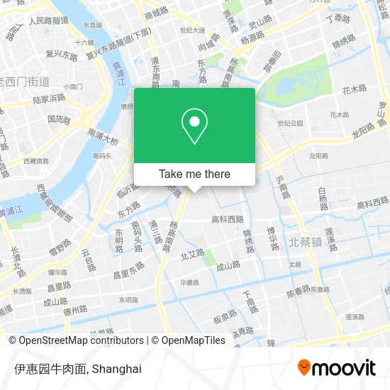 伊惠园牛肉面 map