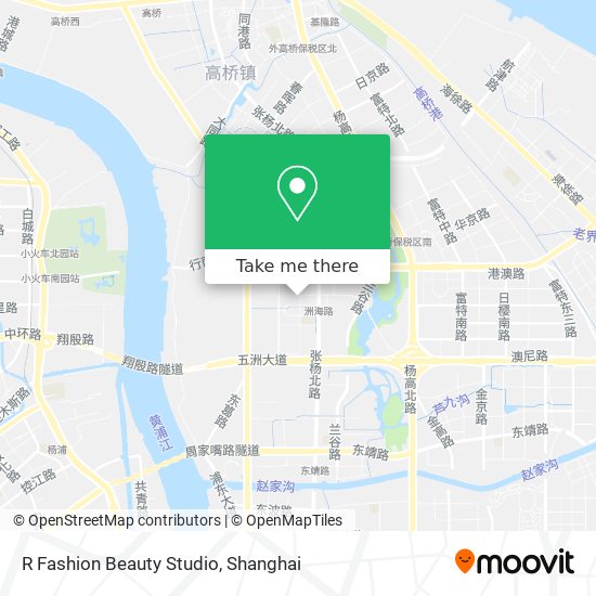 R Fashion Beauty Studio map