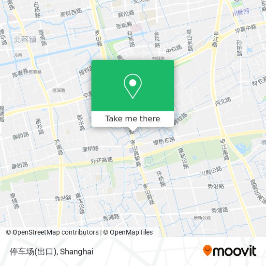 停车场(出口) map