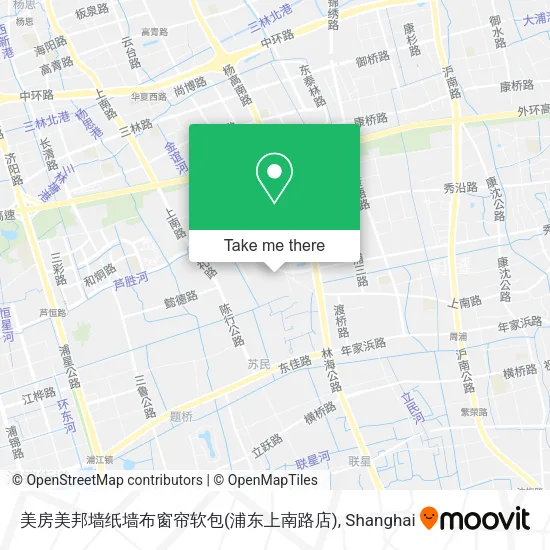 美房美邦墙纸墙布窗帘软包(浦东上南路店) map