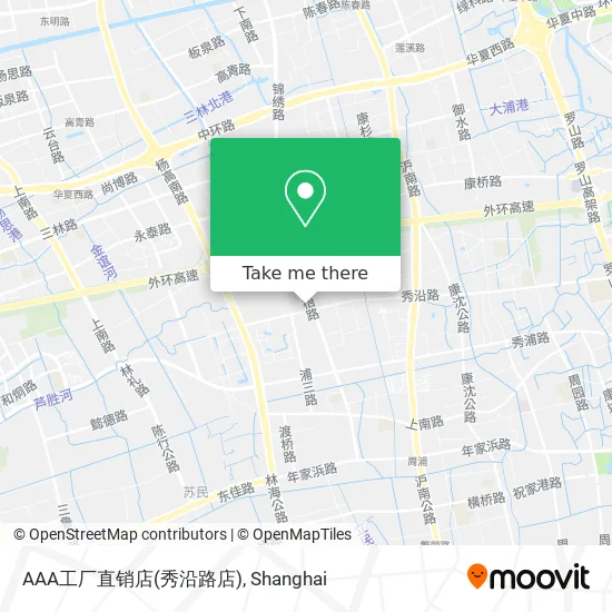 AAA工厂直销店(秀沿路店) map