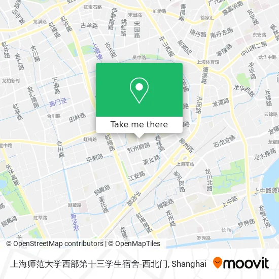 上海师范大学西部第十三学生宿舍-西北门 map