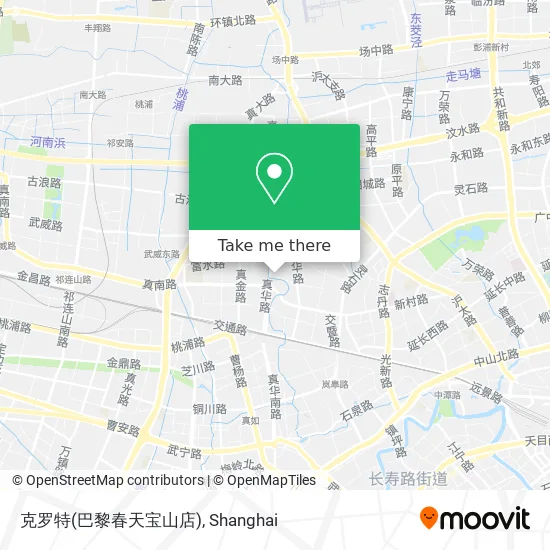 克罗特(巴黎春天宝山店) map