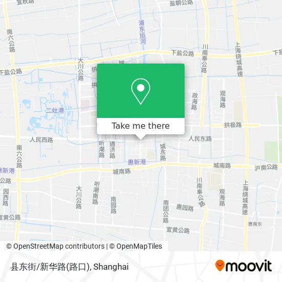 县东街/新华路(路口) map