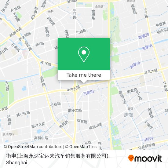 街电(上海永达宝运来汽车销售服务有限公司) map