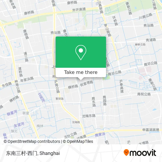 东南三村-西门 map
