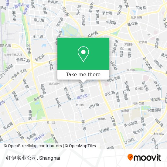 虹伊实业公司 map