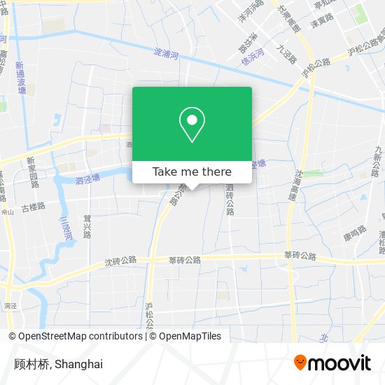 顾村桥 map