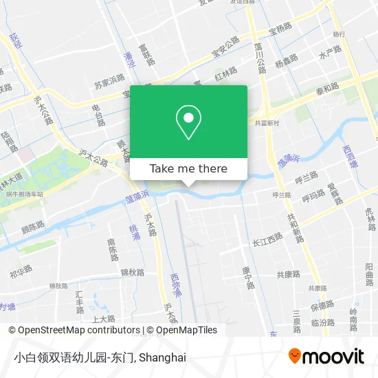 小白领双语幼儿园-东门 map