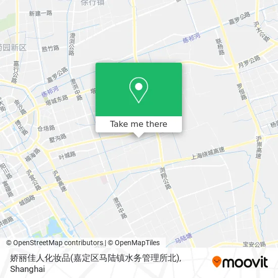 娇丽佳人化妆品(嘉定区马陆镇水务管理所北) map