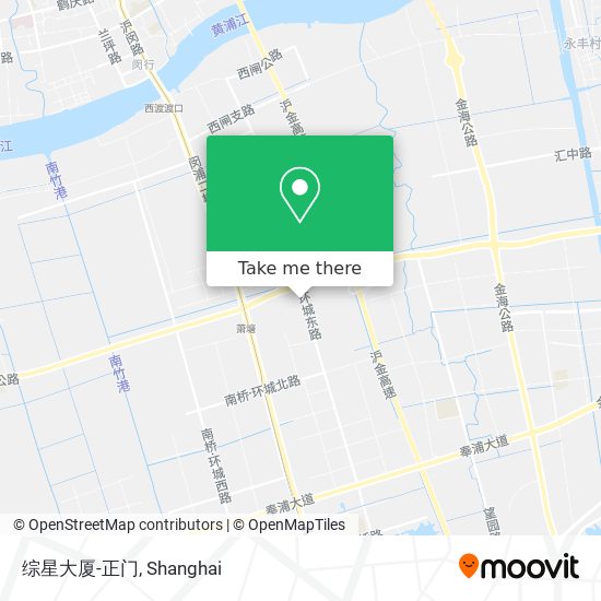 综星大厦-正门 map