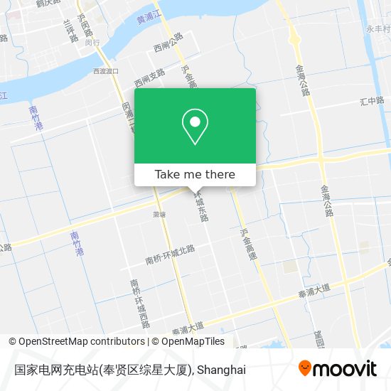 国家电网充电站(奉贤区综星大厦) map
