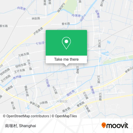 南堰村 map