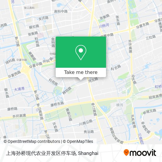 上海孙桥现代农业开发区停车场 map