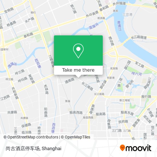 尚古酒店停车场 map