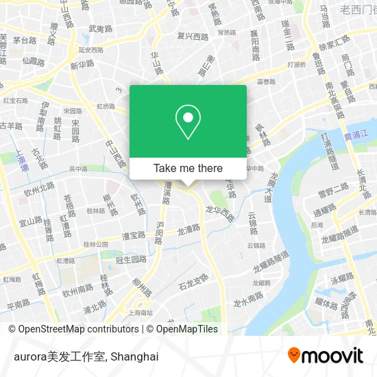 aurora美发工作室 map