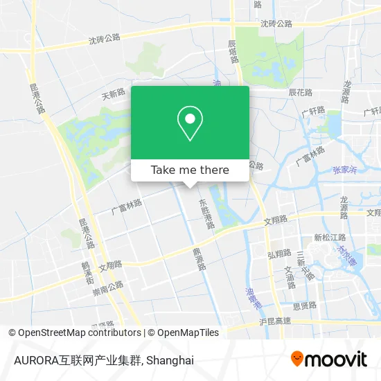 AURORA互联网产业集群 map