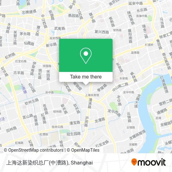 上海达新染织总厂(中漕路) map