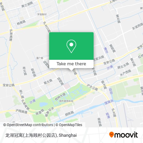 龙湖冠寓(上海顾村公园店) map